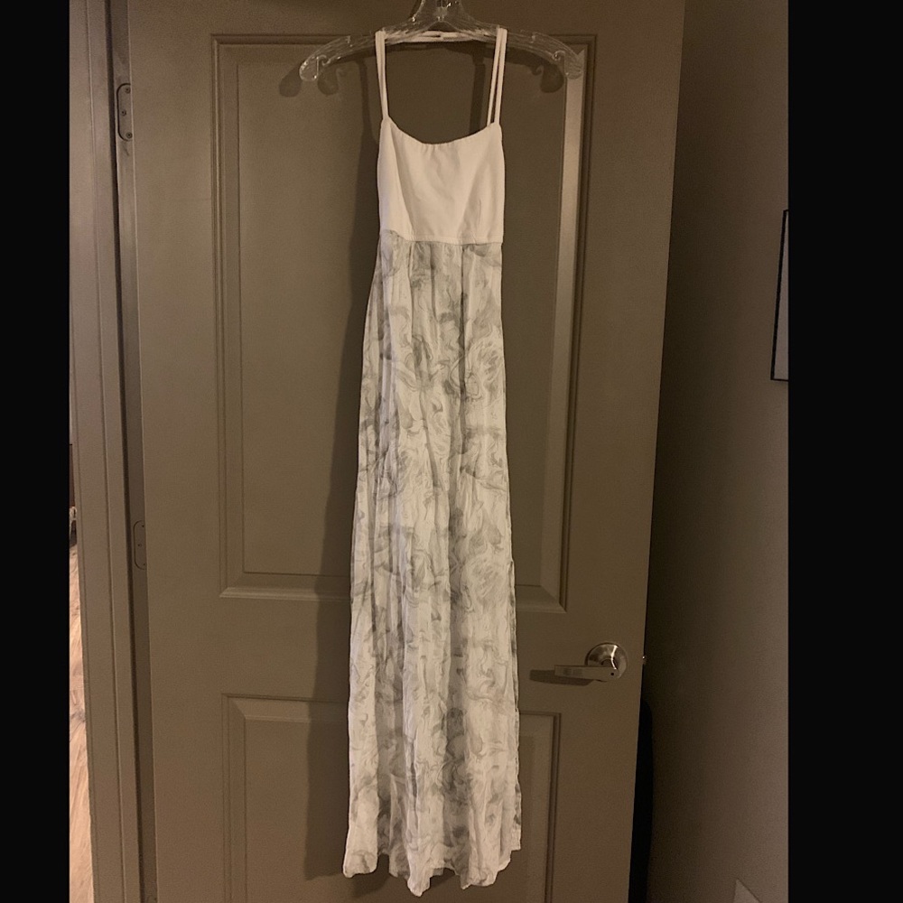 RVCA Marbled White Maxi Dress